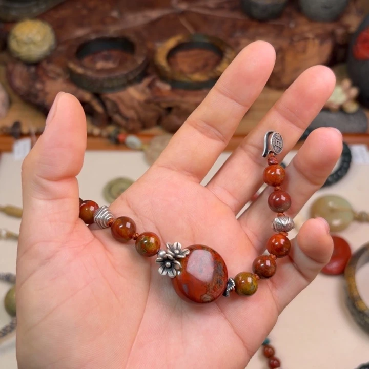 柠***臻玛瑙/玉髓未镶嵌手链