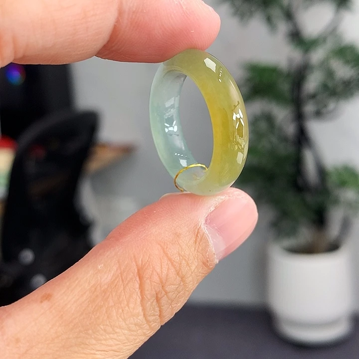 翡翠未镶嵌戒指15-16号