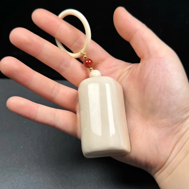 P4586天然猛犸牙 肥皂35*60*26mm 支持鉴定 假一罚四