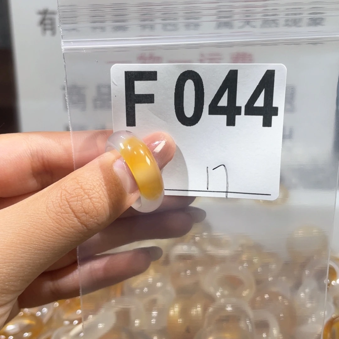 玛瑙/玉髓戒指合金044