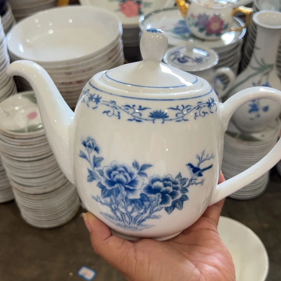 醴陵高温瓷茶壶500毫升