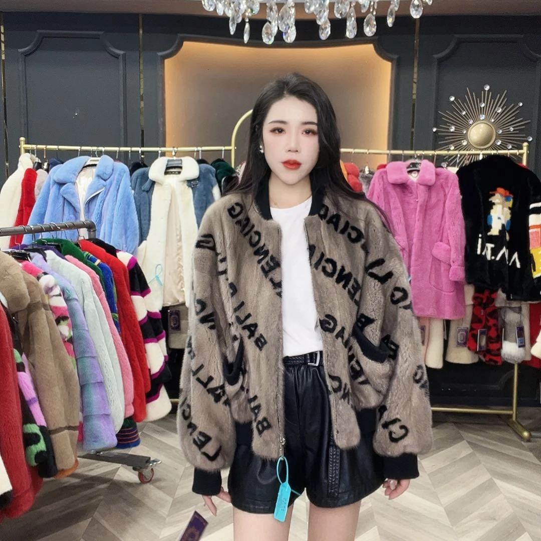 冬季新款时尚水貂毛