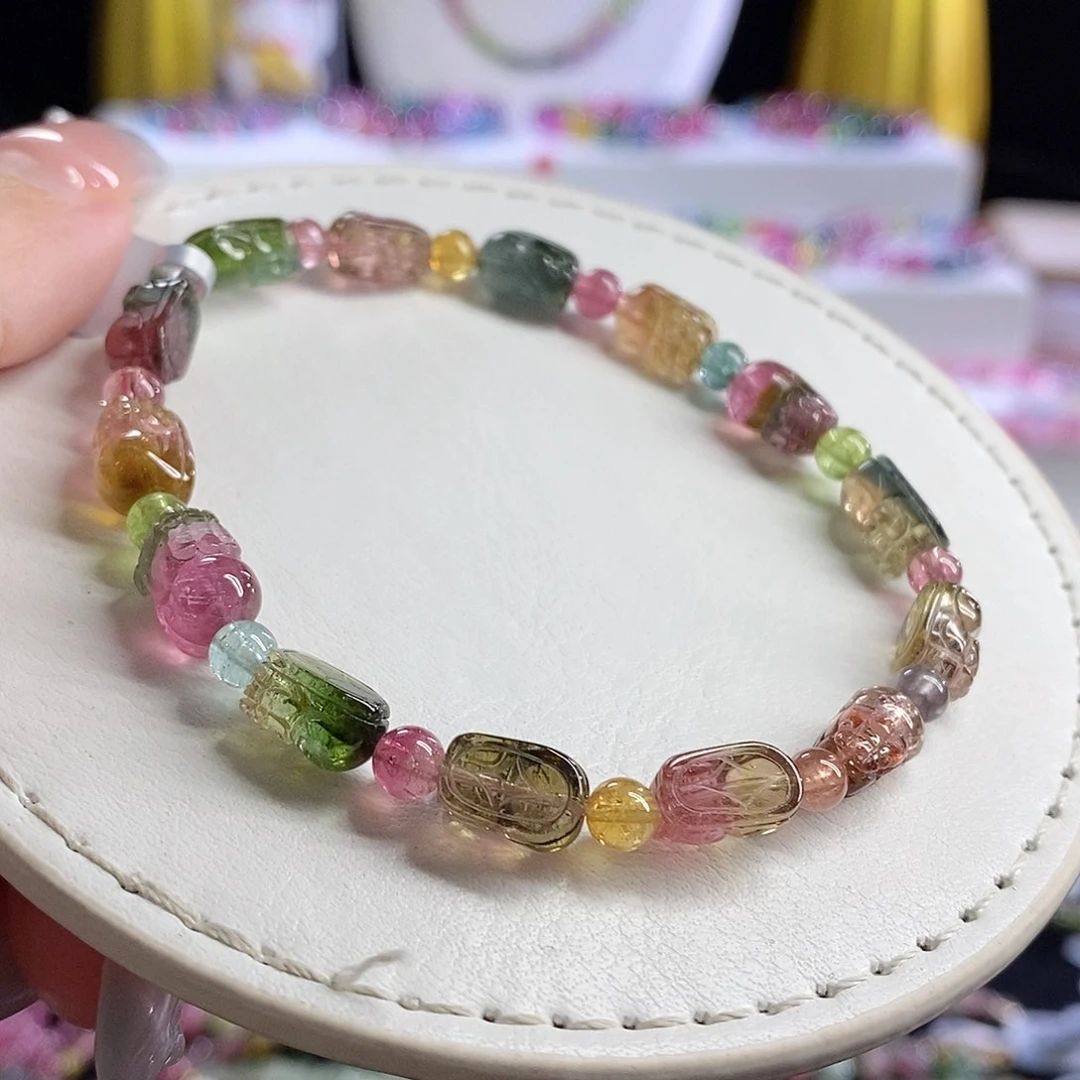 未镶嵌手链碧玺貔貅