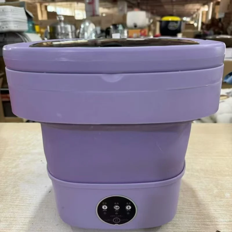 新款-B小型折叠蓝光洗衣机干净卫生小型机洗内衣袜子宝宝衣物专