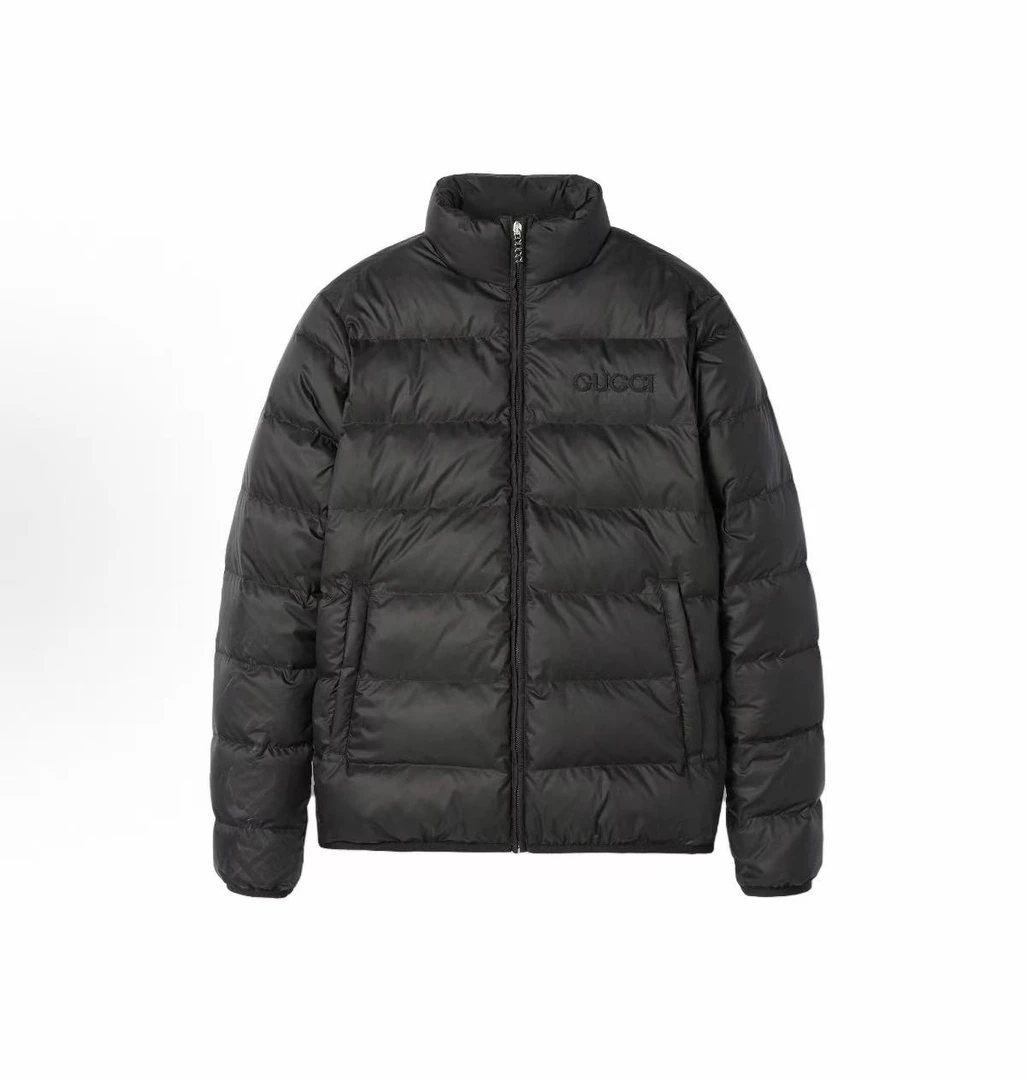 未使用 GUCCI/古驰 全衬里高领落肩羽绒服