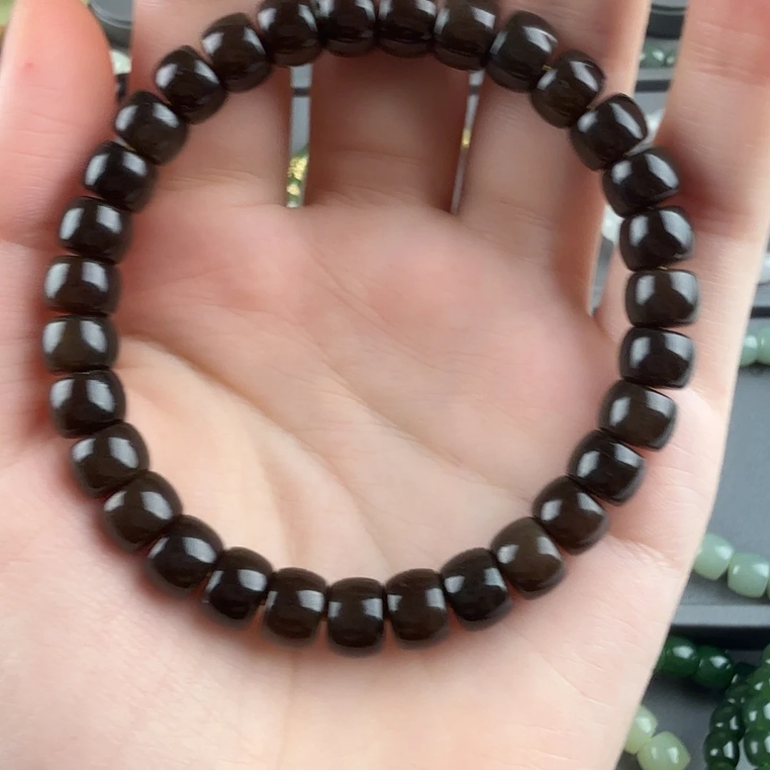 手串未镶嵌和田玉（糖玉）