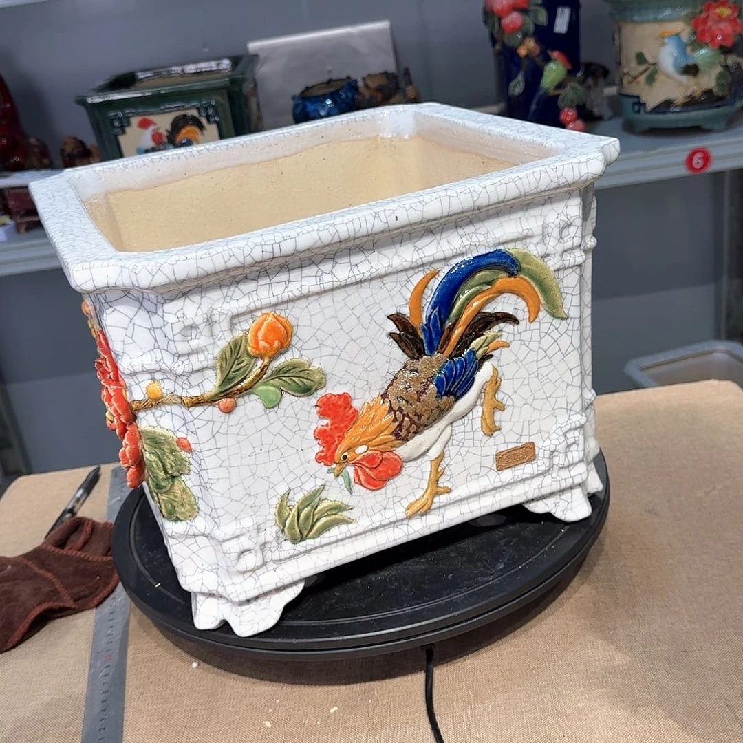 吉***鱼精品石湾花盆高端