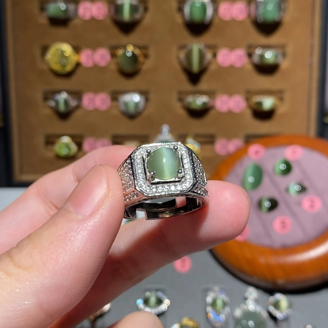 和田玉未镶嵌戒指