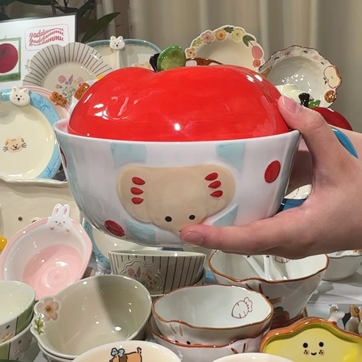 陶瓷大象泡面碗1个装