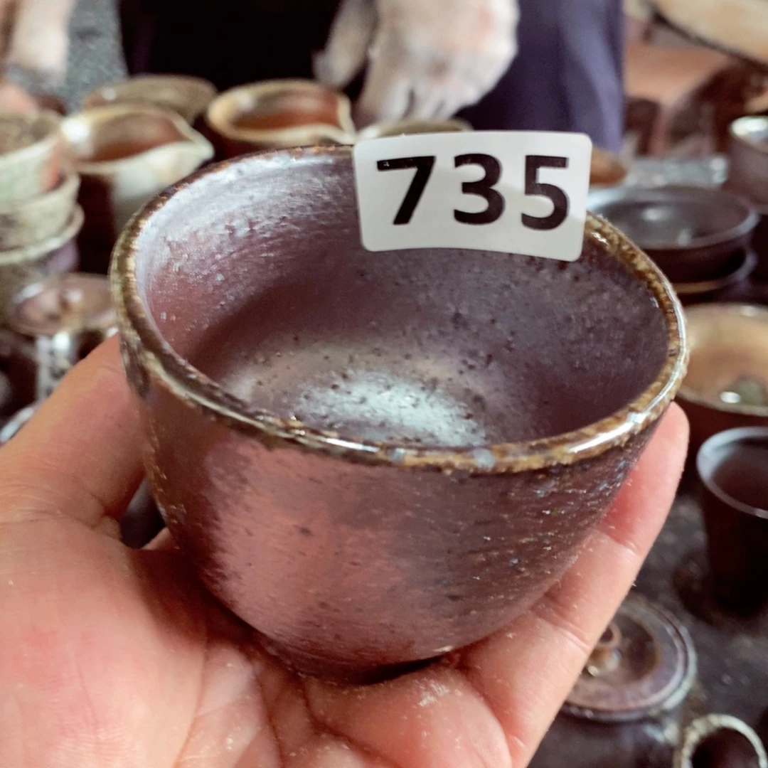柴烧茶具陶瓷杯子