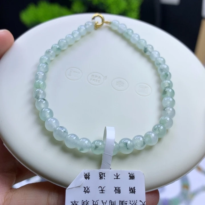 未镶嵌手串翡翠卡4-5