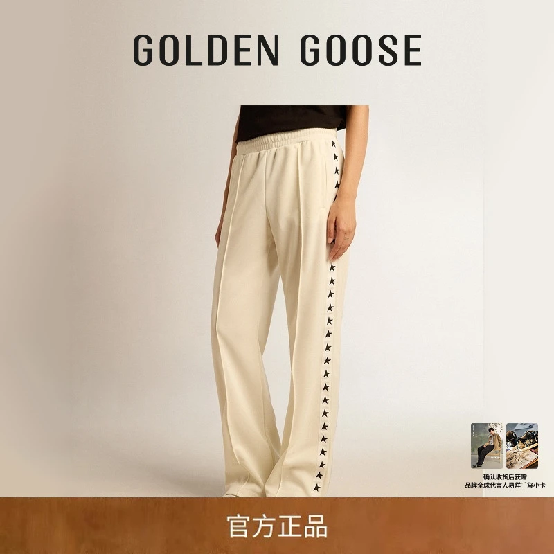 【明星同款】GoldenGoose女Star直筒休闲卫裤GGDB