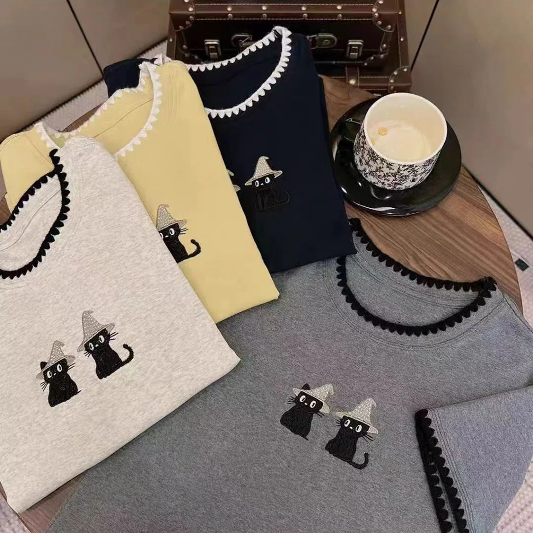 【清货】大码胖mm2025夏季时尚休闲短袖T恤女装宽松显瘦减龄上衣