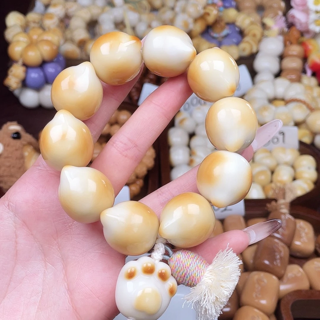 吊坠白玉菩提成品c