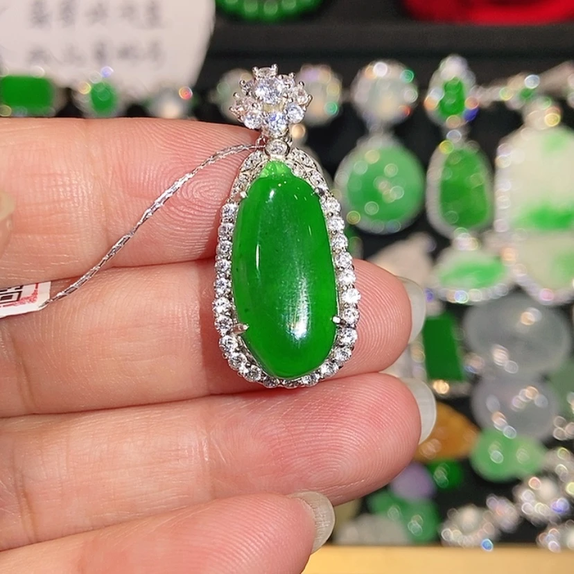 【闪购商品】颈饰未镶嵌翡翠天然翡翠