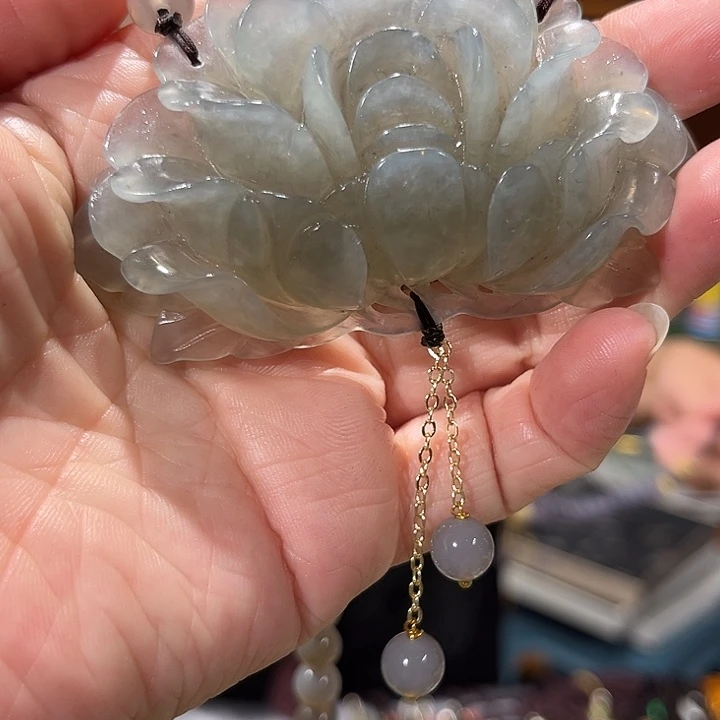 未镶嵌岫玉毛衣链