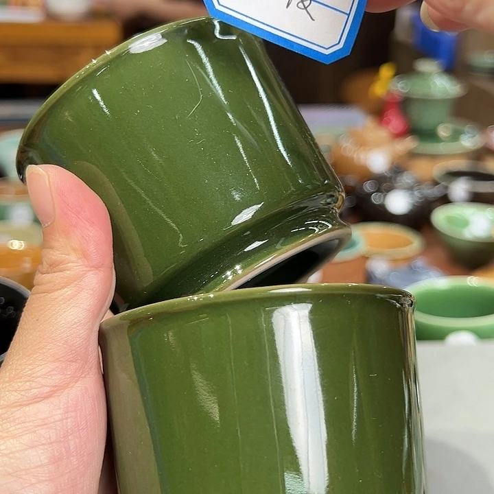 龙泉敬悦青瓷品茗杯微瑕