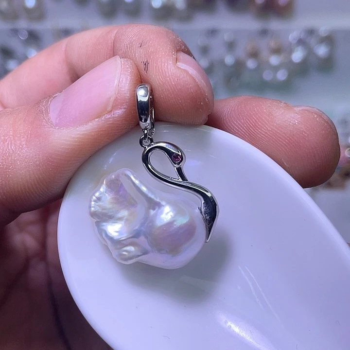 未镶嵌颈饰淡水珍珠01