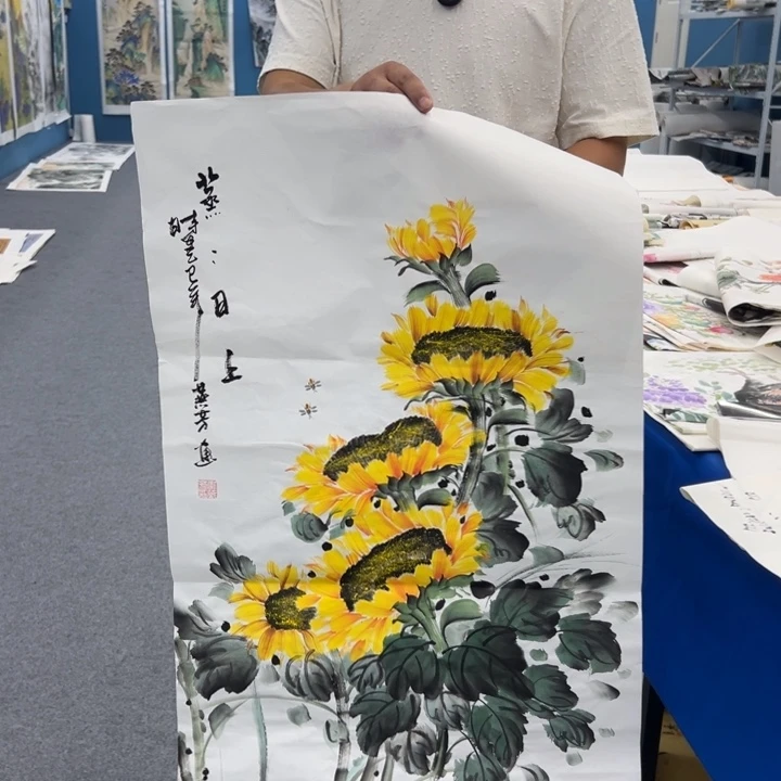 国画宣纸纯手绘字画