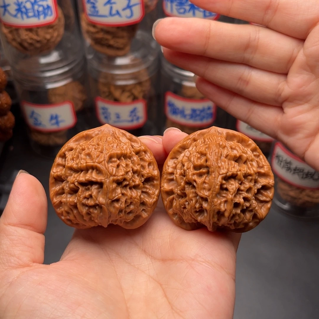 把件文玩核桃45老树水龙纹