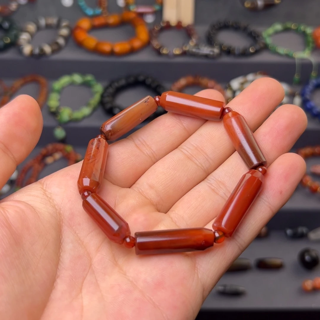 玛瑙/玉髓合金颈饰