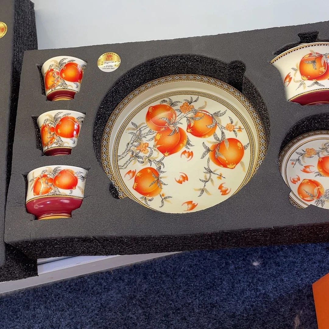 陶景德陶瓷盖碗茶具