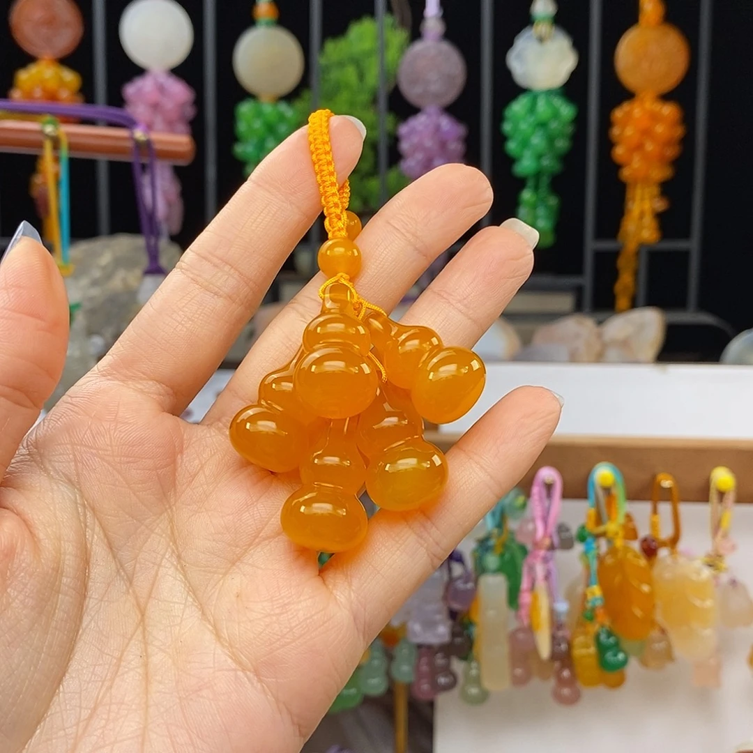 玛瑙/玉髓未镶嵌车挂