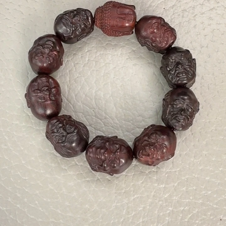 小叶紫檀手串/手链G05紫檀十八罗汉2.0