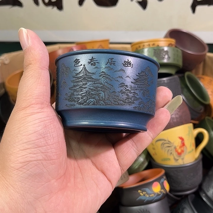 茶杯紫砂全手工紫砂主人杯