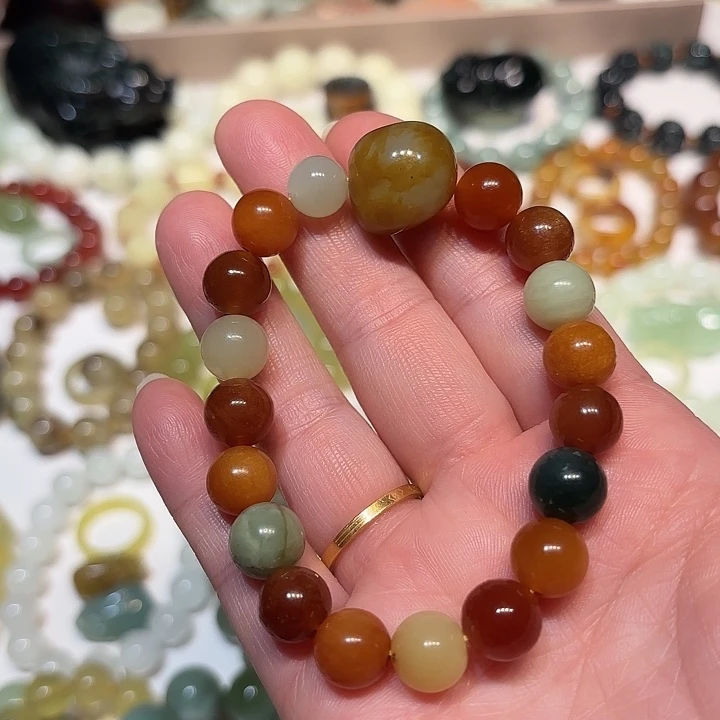 蛇纹石玉未镶嵌手串