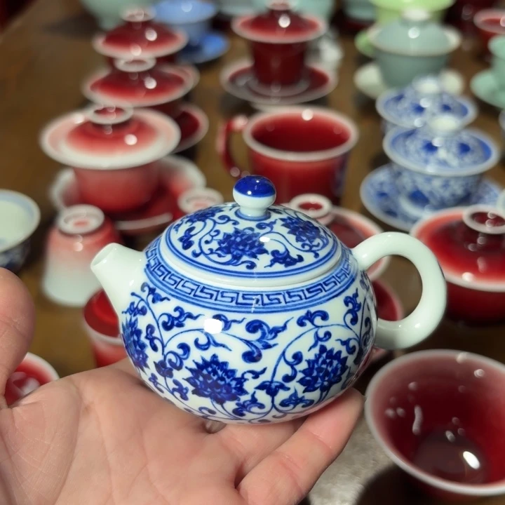 陶瓷景德镇高温陶瓷茶壶