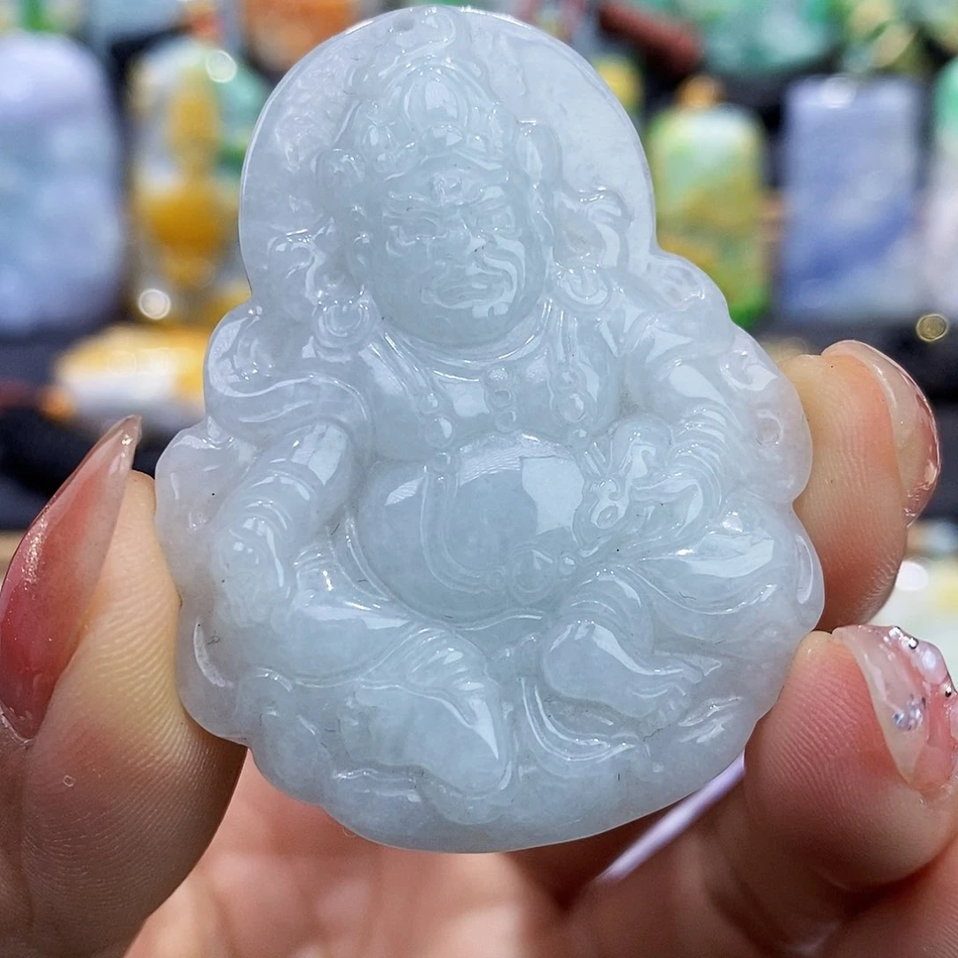 翡翠未镶嵌颈饰翡翠A货一物一证