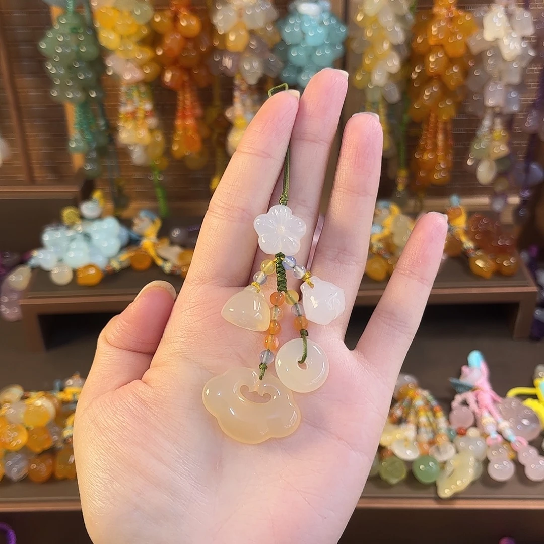 玛瑙/玉髓未镶嵌车挂