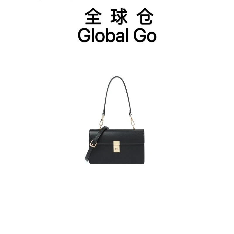 【Global Go】高级感简约腋下包时尚通勤女包斜挎包X-7016黑