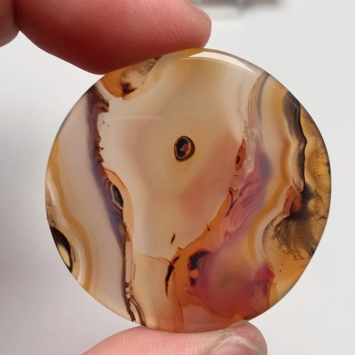 玛瑙/玉髓颈饰未镶嵌穿**空