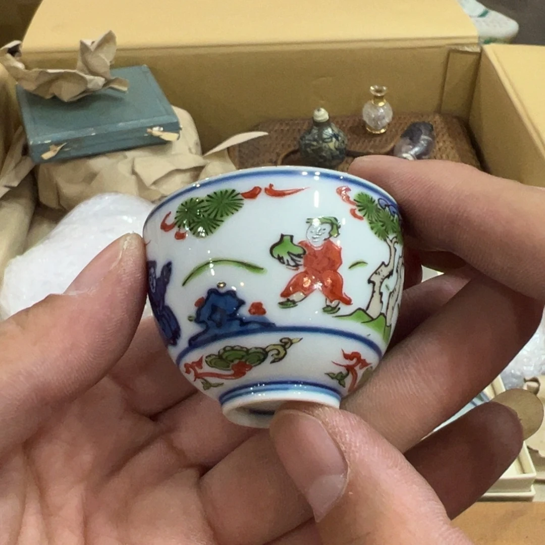 紫砂茶杯鸣**人大漂亮大漂亮