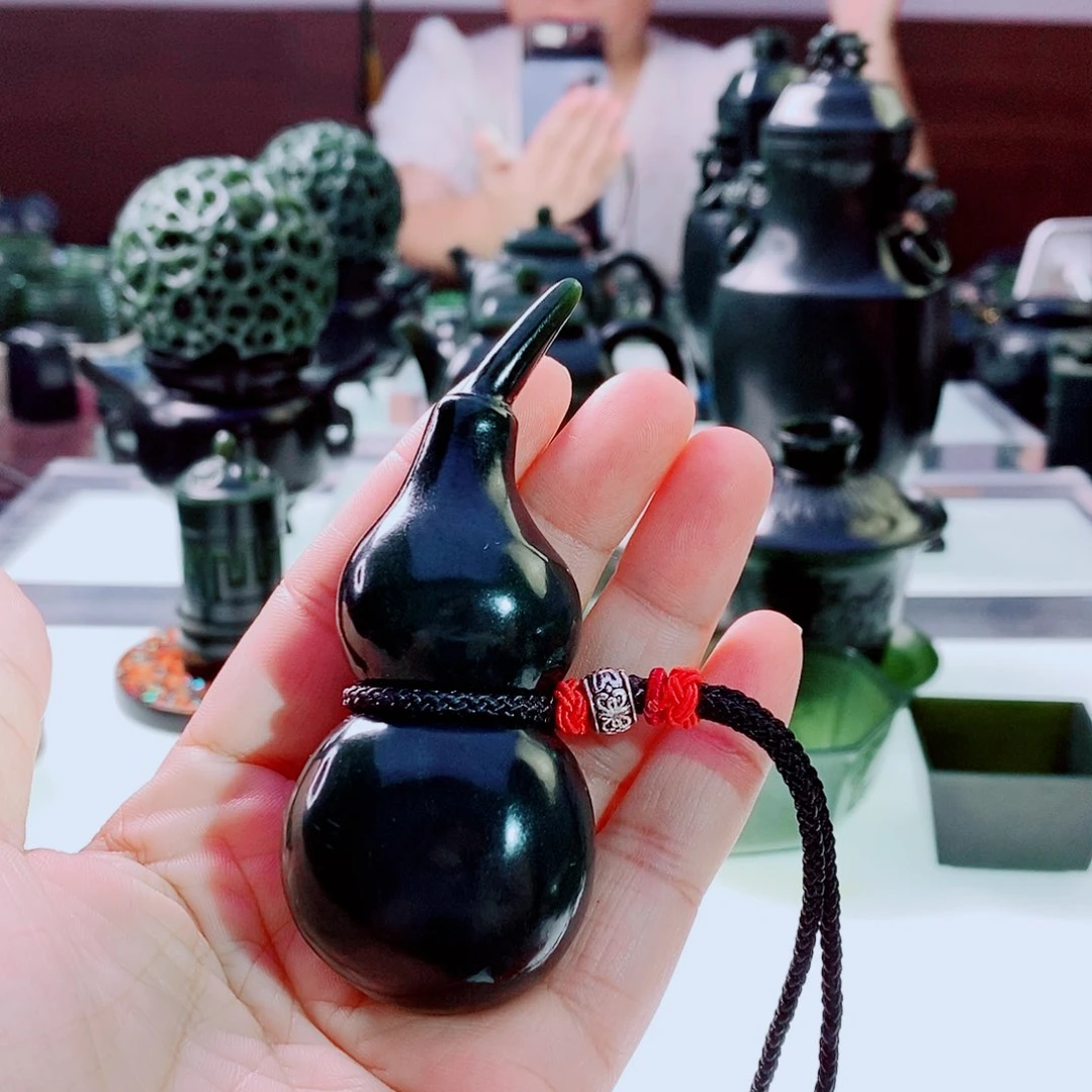 未镶嵌和田玉（青玉）摆件愫*