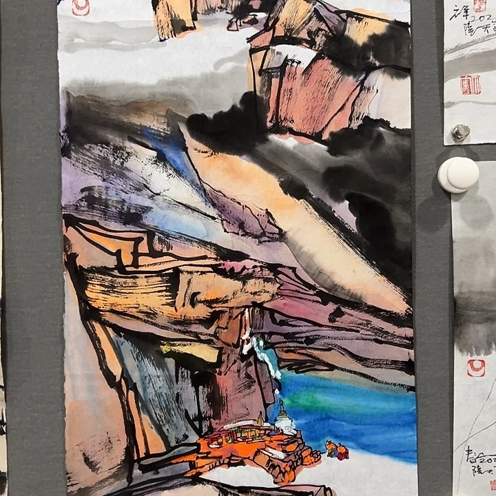 国画和**媒老师作品国画作品