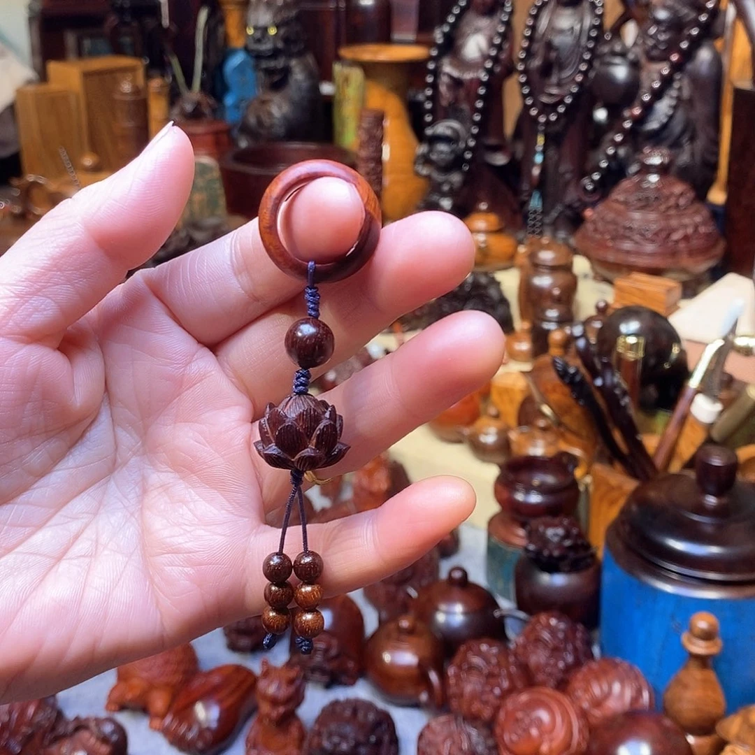 檀香紫檀（小叶紫檀）1.5莲花跑环