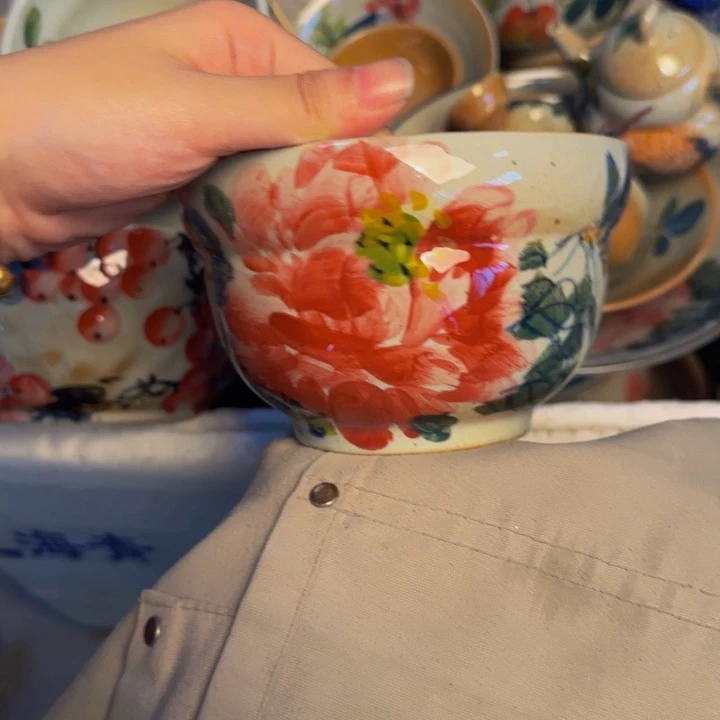 瓷片景德镇陶瓷手工手绘