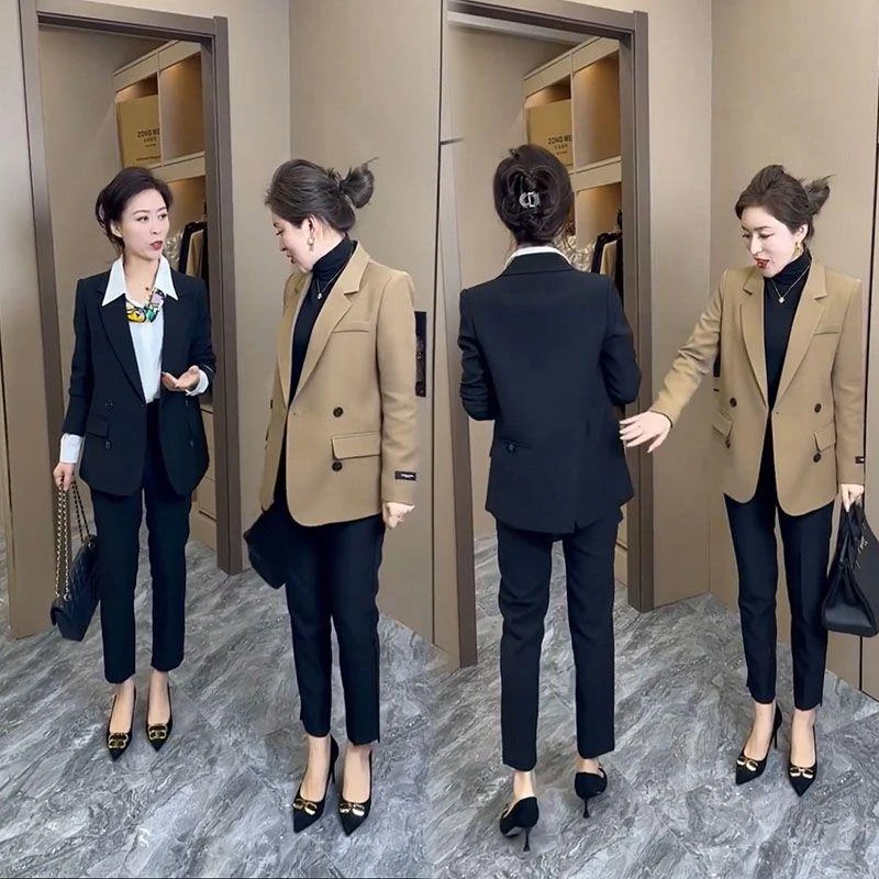 小西装外套女2025春季新款韩版高级设计感小众宽松休闲西装外套女