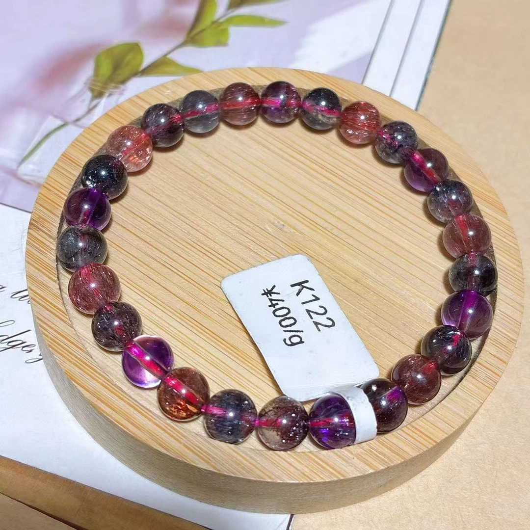 天然超七水晶手链-K122