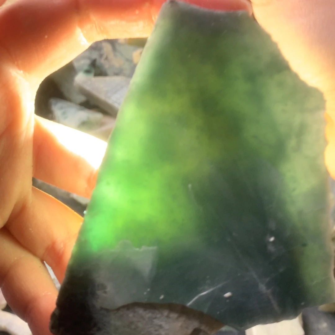 翡翠颈饰未镶嵌缅甸翡翠