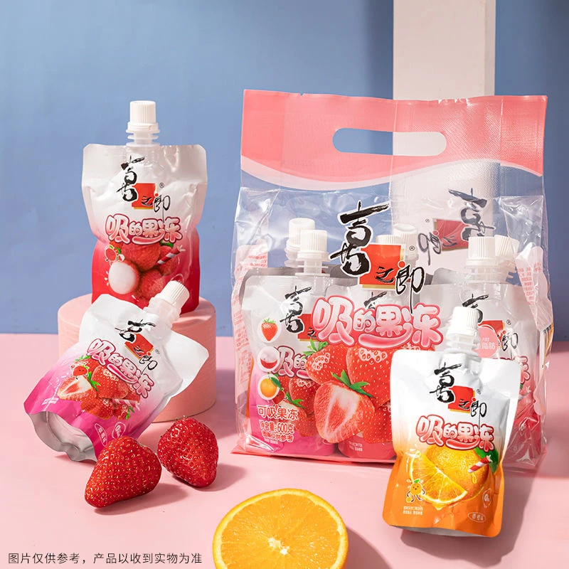 喜之郎吸的果冻可吸多种口味果味果冻小袋儿童夏季亲子休闲饮品