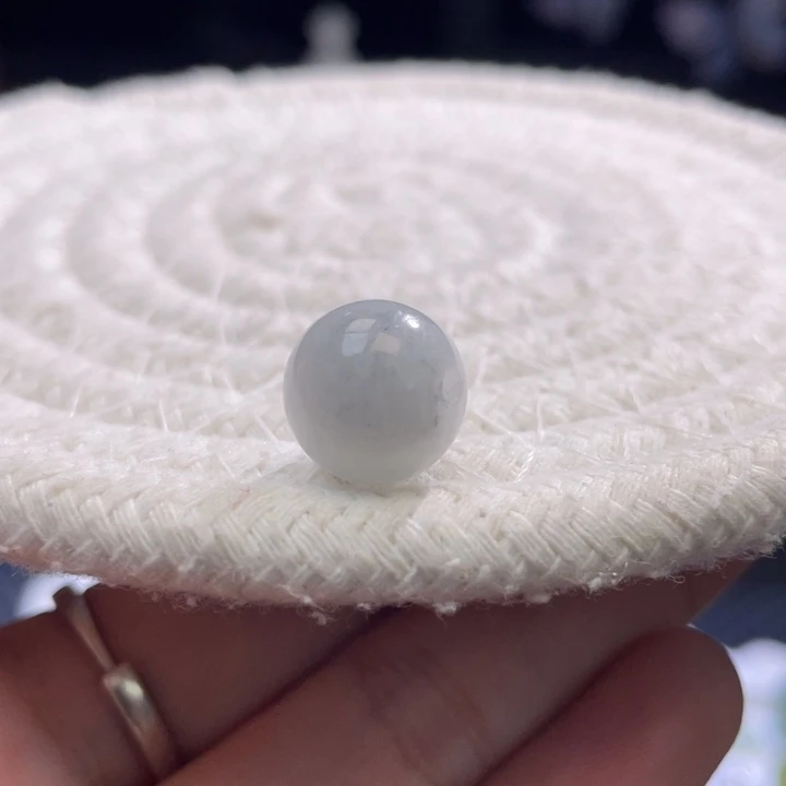 散珠翡翠福利芝麻糊圆珠卡11.8mm