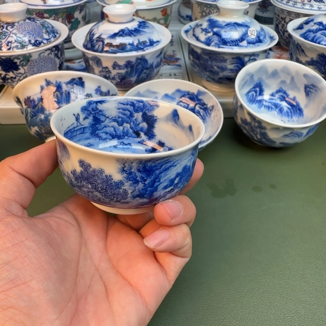 陶纯手工纯手绘茶具346
