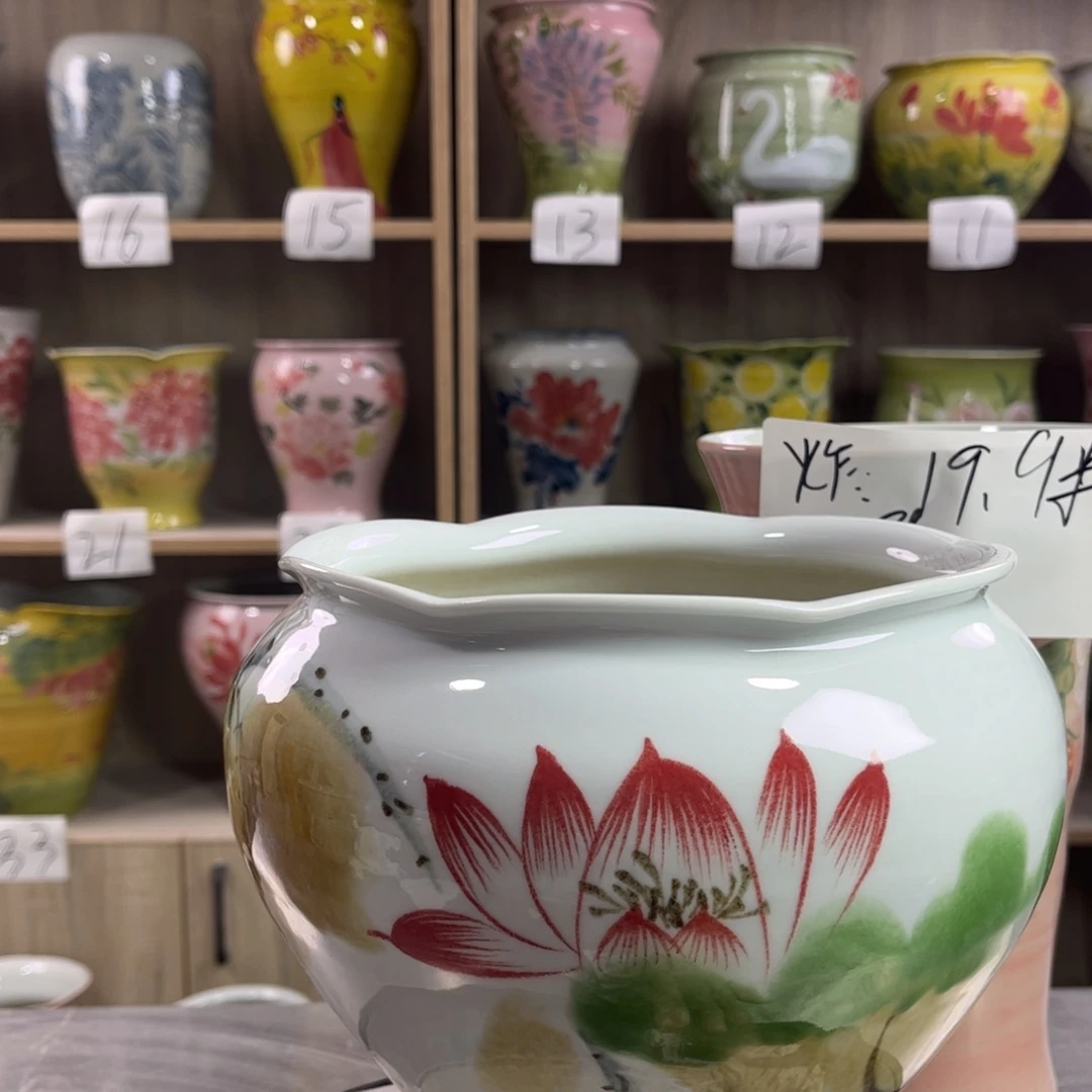 景德镇陶瓷花盆花盆