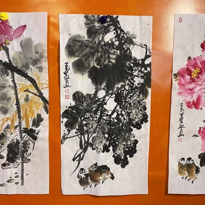 国画张圣敏先生纯手绘作品