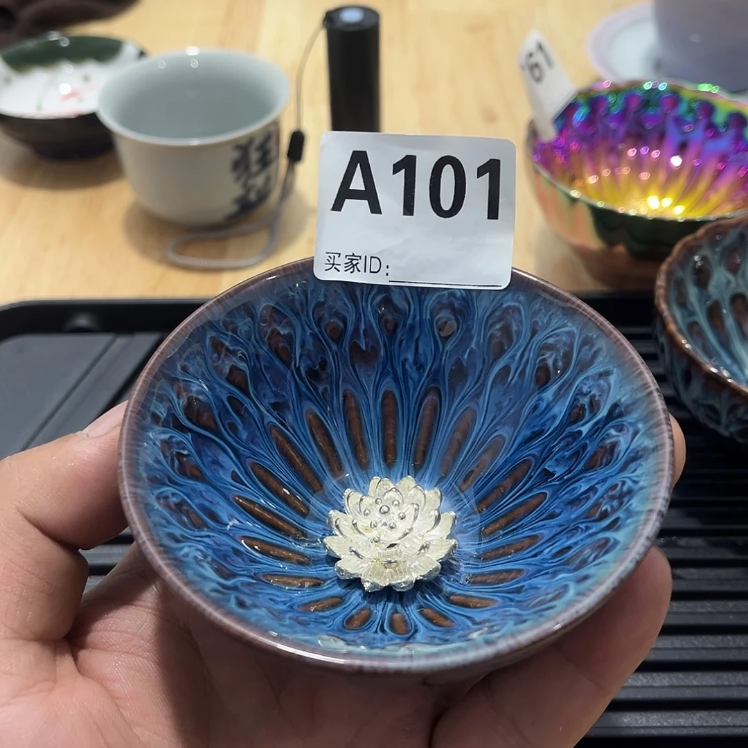 瓷片茶摆件工艺品摆件666