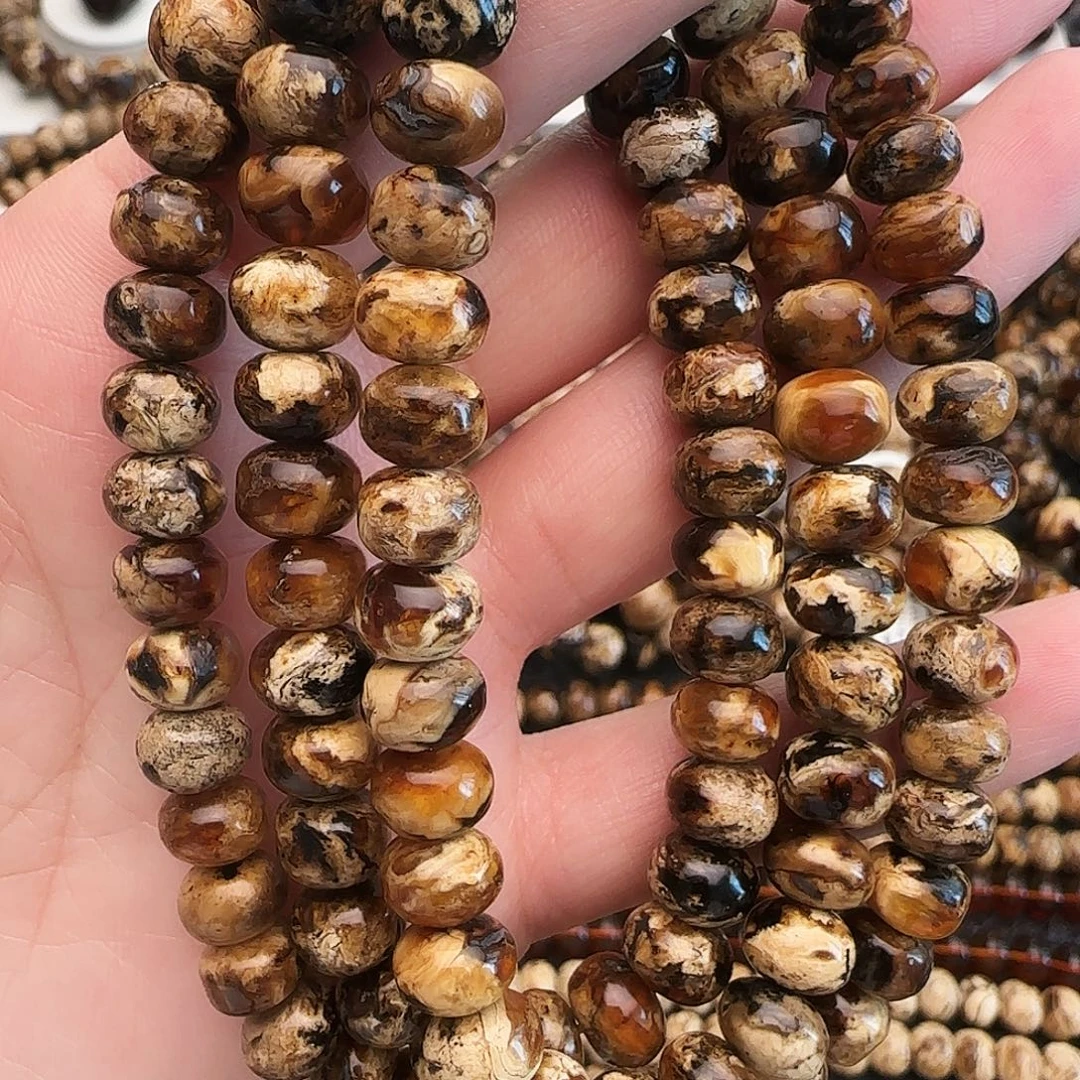 龙***海琥珀未镶嵌手链抚顺琥珀